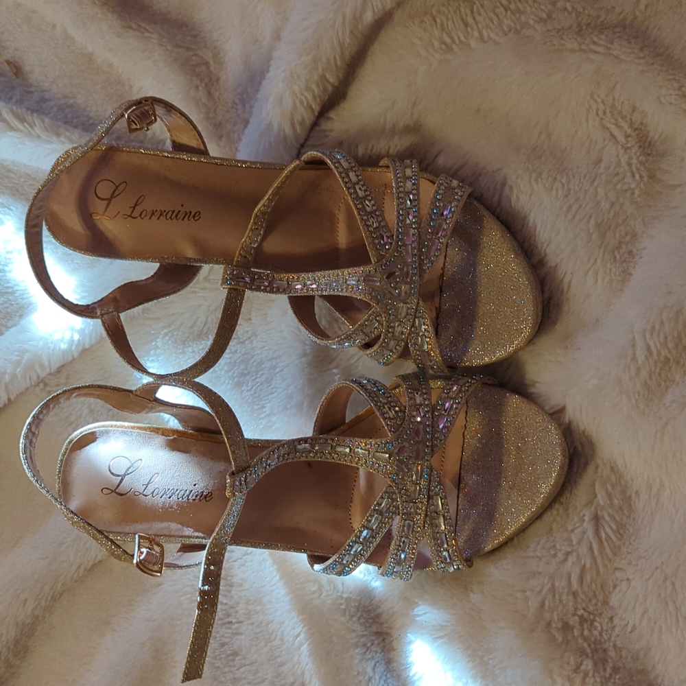 Silver Fancy Heels